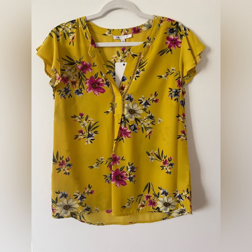 Bright color blouse